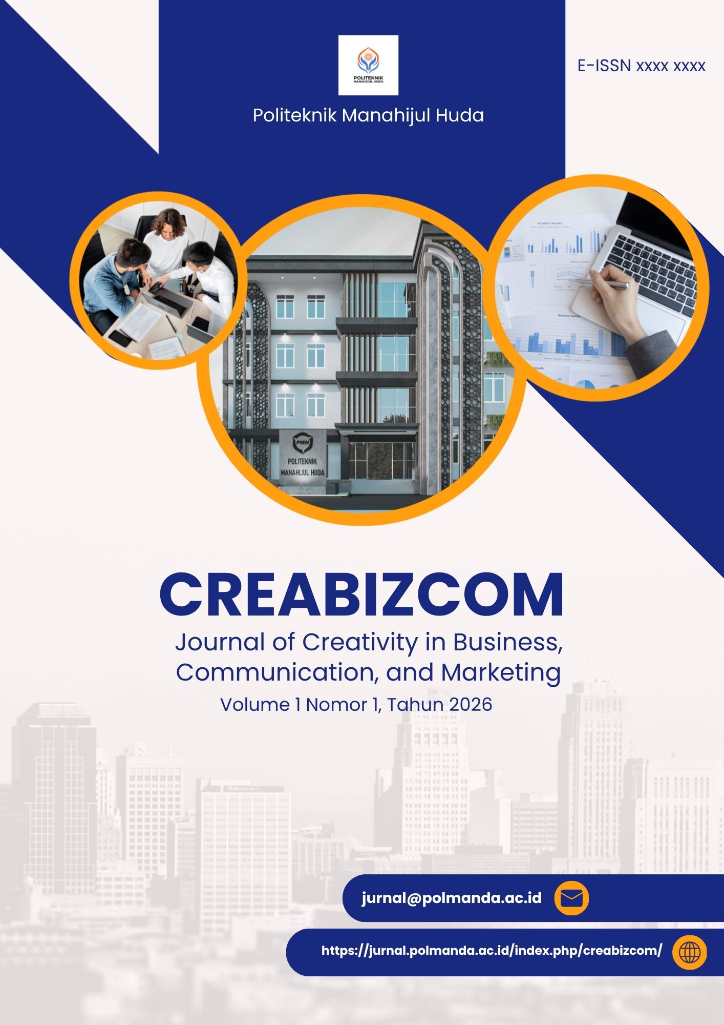 					View Vol. 1 No. 1 (2026): CREABIZCOM : Journal of Creativity in Business, Communication, and Marketing
				